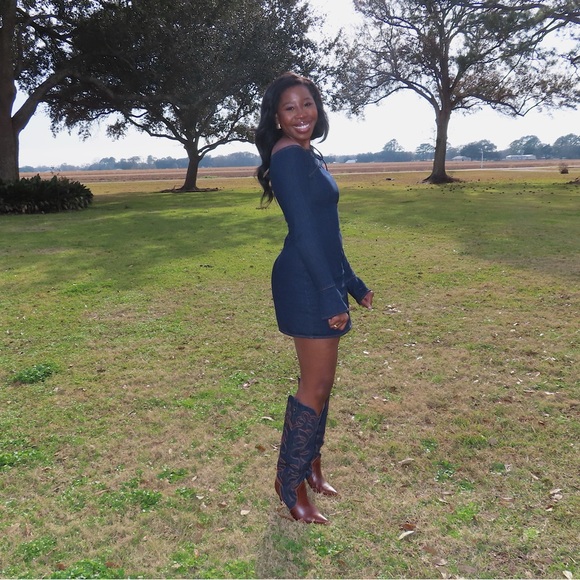 Meshki CeCe Denim dress - Picture 2 of 3